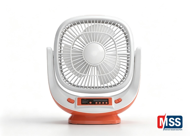 8-Inch Solar-Powered Fan