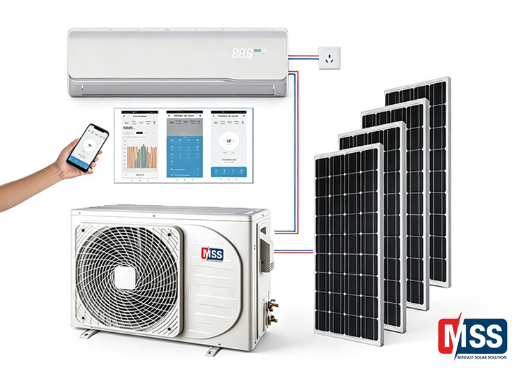 2HP Full DC Off-Grid Solar Air Conditioner